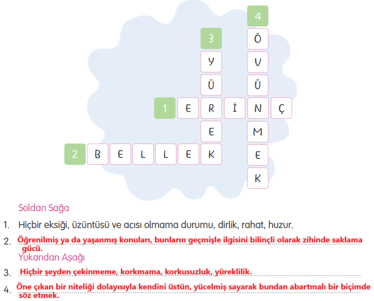 4. Sınıf Türkçe Ders Kitabı Sayfa 247 Cevapları Tuna Yayıncılık