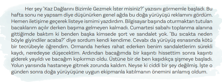 5. Sınıf Türkçe Ders Kitabı Sayfa 120-121-122-123-126-127. Cevapları 2. Kitap