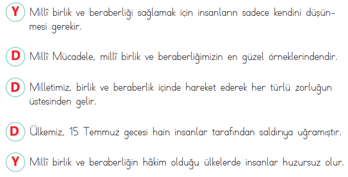 3. Sınıf Hayat Bilgisi Ders Kitabı Sayfa 165 Cevapları MEB Yayınları1