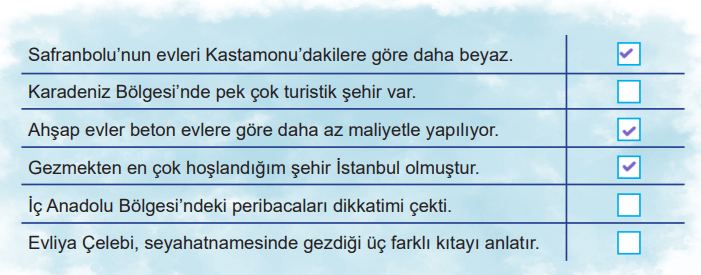 6. Sınıf Türkçe Ders Kitabı Sayfa 250 Cevapları MEB Yayınları