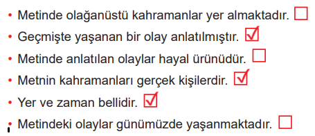 6. Sınıf Türkçe Ders Kitabı Sayfa 257 Cevapları MEB Yayınları